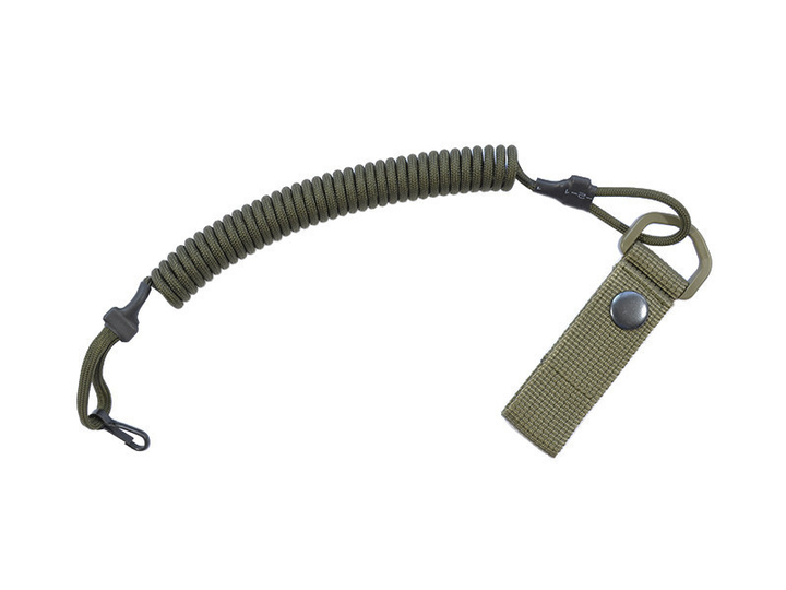 Шнур страховочный для пистолета Паракорд Длина 35-100 см 100 К-10о Оливковый - изображение 1