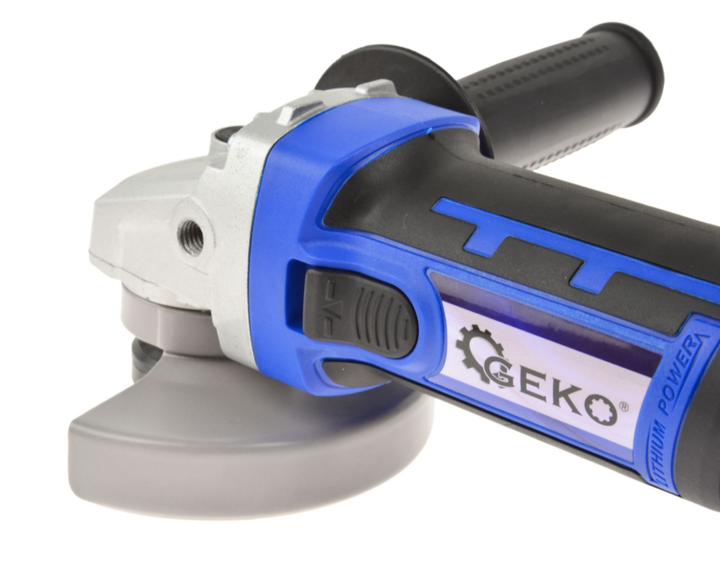 Акумуляторна кутова шліфмашинка GEKO G80618 115 мм 18V Li-ion - Фото 4 Акумуляторна кутова шліфмашинка GEKO G80618 115 мм 18V Li-ion - зображення 4