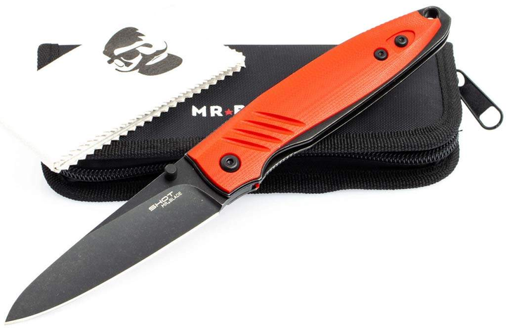 Нож Mr. Blade Shot Blackwash Red - изображение 2