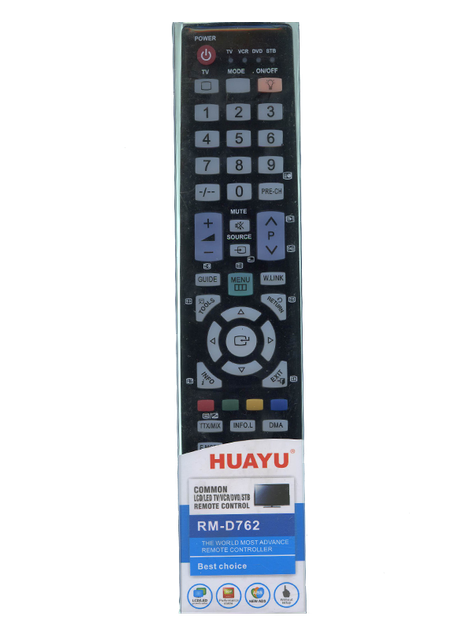 Пульт HUAYU RM-D762 для телевізорів Samsung (13112) - Фото 2 Пульт HUAYU RM-D762 для телевізорів Samsung (13112) - зображення 2