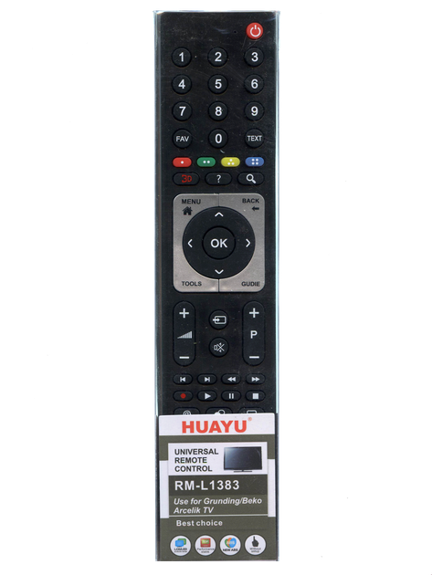 Пульт HUAYU RM-L1383 для телевизоров Grundig (3089) - изображение 2