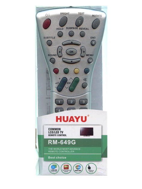 Пульт HUAYU RM-649G для телевизоров Sharp (1553) - Фото 3 Пульт HUAYU RM-649G для телевизоров Sharp (1553) - изображение 3