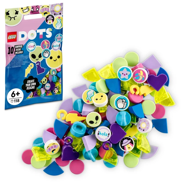 Zestaw klocków LEGO DOTS Builder DOTS Extras — wydanie 6 118 elementów (41946) - Zdjęcie 5 Zestaw klocków LEGO DOTS Builder DOTS Extras — wydanie 6 118 elementów (41946) - obraz 5