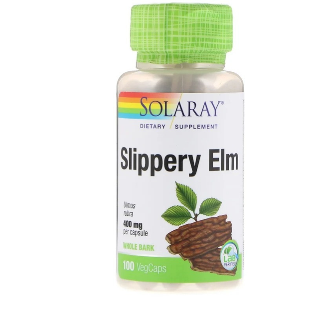 Красный вяз 400 мг Solaray Slippery Elm 100 капсул – фото, отзывы ...