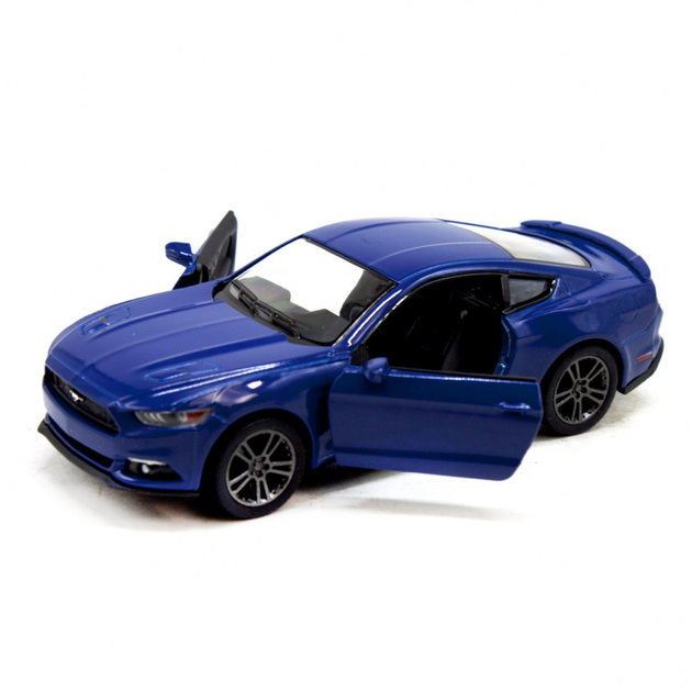 Колекційна іграшкова машинка FORD MUSTANG GT KT5386W інерційна Blue - Фото 1 Колекційна іграшкова машинка FORD MUSTANG GT KT5386W інерційна Blue - зображення 1