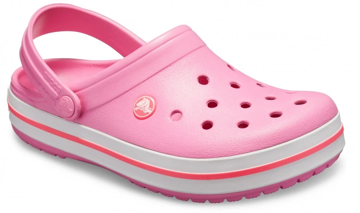 Сабо Crocs Crocband 41 розовый лимонад/белый 11016 - изображение 3