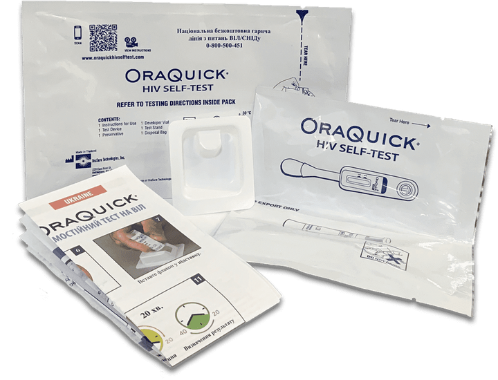 Тест на ВИЧ быстрый (экспресс) OraQuick hiv self-test - зображення 1