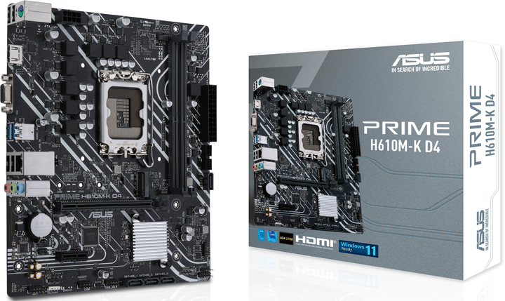 Материнская плата Asus PRIME H610M-K D4 (s1700, Intel H610, PCI-Ex16) - изображение 6