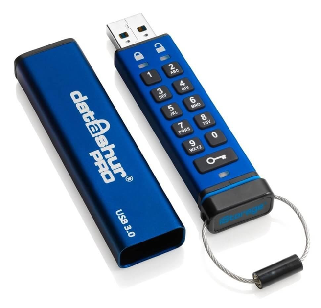 Защищенная флешка Corsair Flash Padlock 3 16 Gb USB (CMFPLA3BGB) купить