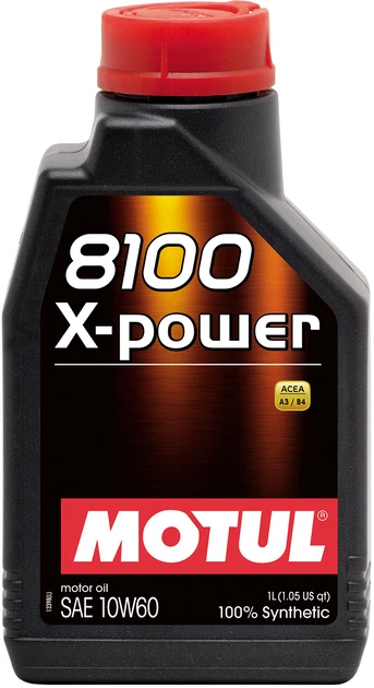 Моторное масло Motul 8100 X-power SAE 10W-60 1 л (106142) - Фото 1 Моторное масло Motul 8100 X-power SAE 10W-60 1 л (106142) - изображение 1