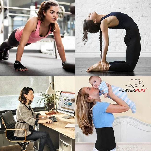 Пояс для похудения PowerPlay 125х30 см (fit0007394) - Фото 8 Пояс для похудения PowerPlay 125х30 см (fit0007394) - изображение 8