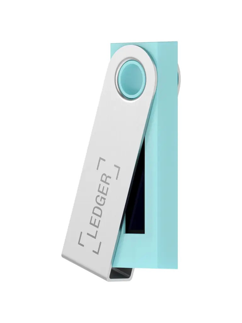 Крипто-кошелек Ledger Nano S Lagoon Blue (Голубой) - изображение 1