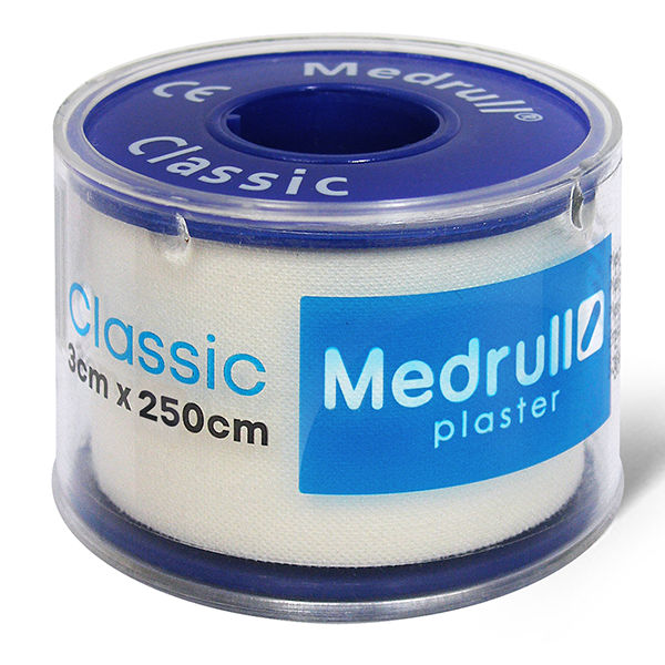 Лейкопластир медичний в рулонах Medrull “Classic", 3 см х 250 см. - изображение 1
