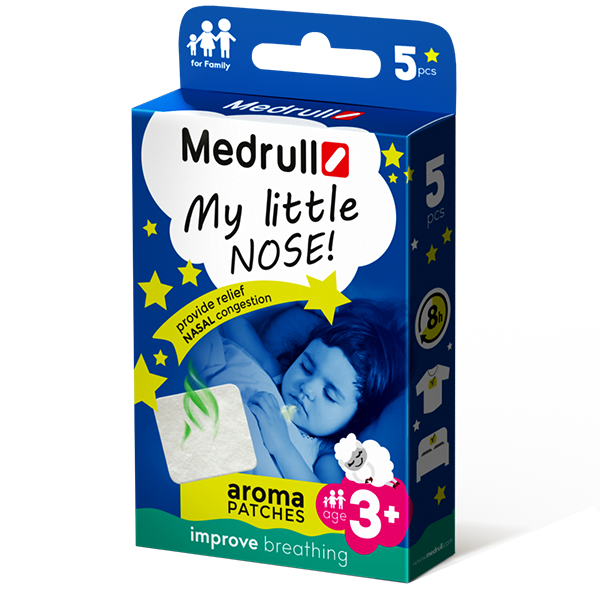 Пластир ароматичний Medrull "My little nose", 58х50мм, кількість 5шт - изображение 1