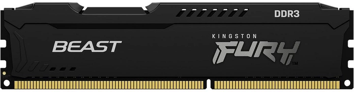 Оперативная память Kingston Fury DDR3-1600 4096MB PC3-12800 Beast Black (KF316C10BB/4) (GK247563) - Уценка - изображение 1