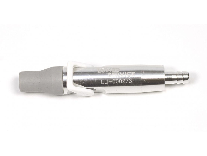 Накінечник слинотяга метал з спідницею та сіткою на шланг 6,0 мм для стоматологічної установки LUMED SERVICE LU-000273 - зображення 1