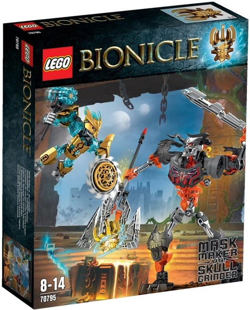 Lego Bionicle Создатель Масок против Стального Черепа 70795