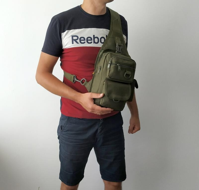 Тактическая сумка - рюкзак для скрытого ношения оружия. Silver Knight 184 оливковый - изображение 1