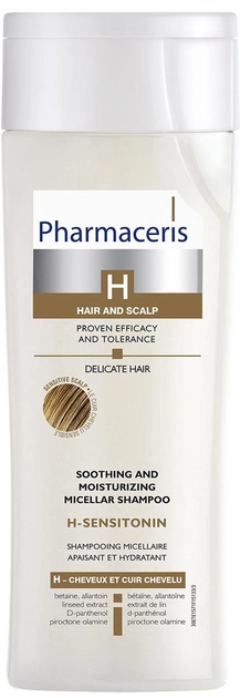 Акція на Заспокійливий шампунь Pharmaceris H H-Sensitonin Professional Soothing Shampoo for Sensitive scalp для чутливої шкіри голови 250 мл від Rozetka