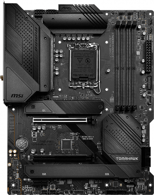 CPU Corei712700F + MAG B660 TOMAHAWKWIFIDDR4 MAG B660 TOMAHAWK WIFI DDR4