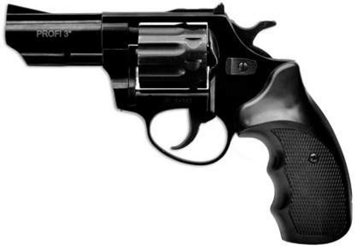 Револьвер флобера ZBROIA PROFI-3" (пластик/чорний) - изображение 1