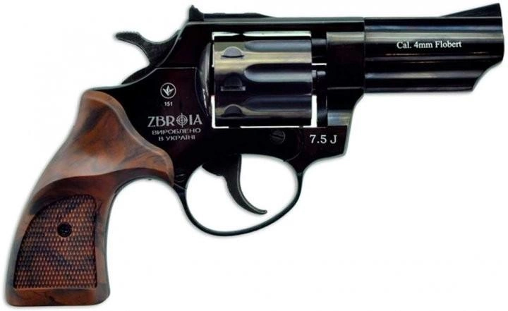 Револьвер флобера ZBROIA PROFI-3" (чорний / Pocket) - изображение 2