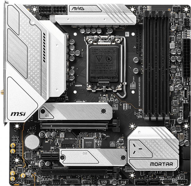 Материнская плата MSI MAG B660M Mortar Wi-Fi DDR4 (s1700, Intel B660 ...