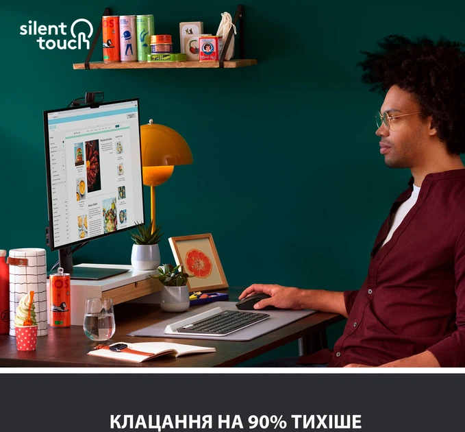 Мышь Logitech Signature M650 L Wireless Mouse Graphite (910-006236) - изображение 3