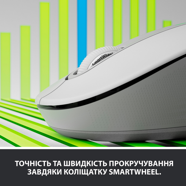 Миша Logitech Signature M650 L Wireless Mouse LEFT Off-White (910-006240) - зображення 2