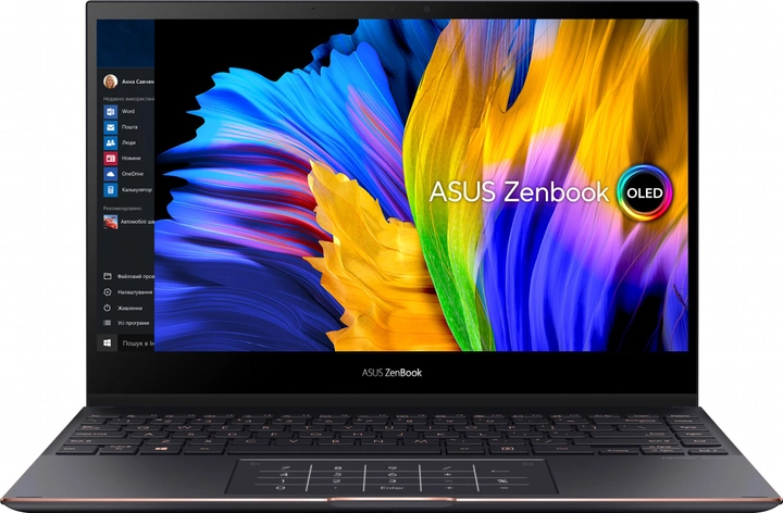 Ноутбук ASUS ZenBook Flip S UX371EA-HL294R (90NB0RZ2-M07310) Jade Black + фірмовий чохол - зображення 2