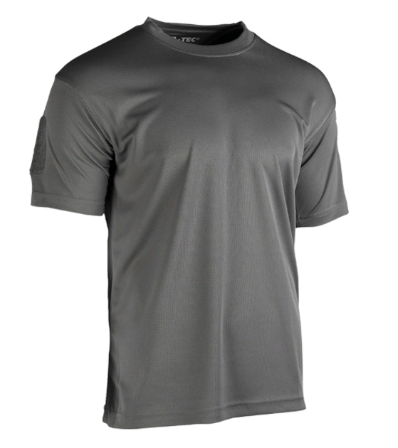 Тактическая потоотводящая футболка Mil-tec Coolmax цвет серый размер L (11081008_L) - изображение 1