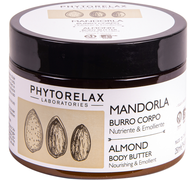 Крем масло для тела увлажняющее Phytorelax Almond Vegan And Organic 250