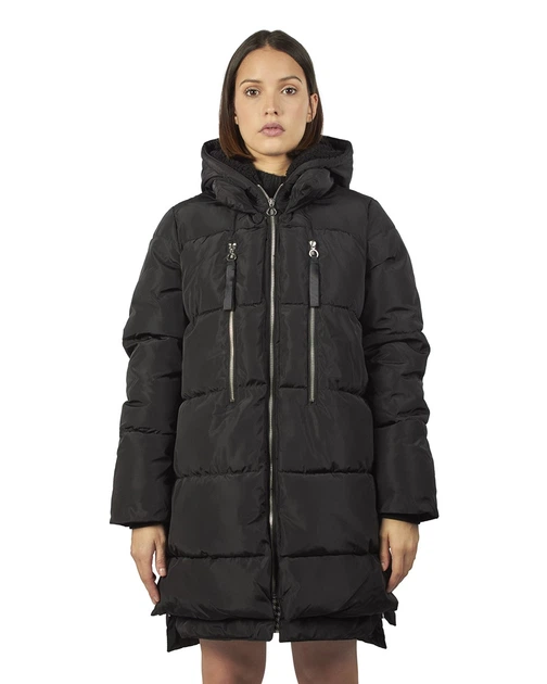 Куртка ONLY NORA LONG PUFFER COAT 15230125 Black XS чёрный