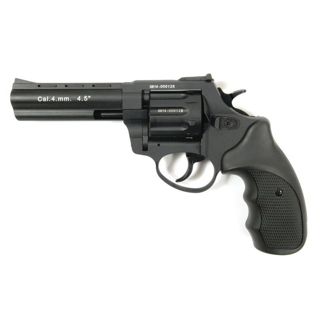 Револьвер Флобера Stalker 4.5" 4 мм Black (барабан сталь) - зображення 1