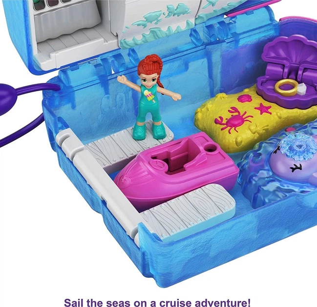 Игровой набор Polly Pocket Pocket World Sweet Sails Cruise Ship Карманный Мир Круизный лайнер (GKJ49) - изображение 3