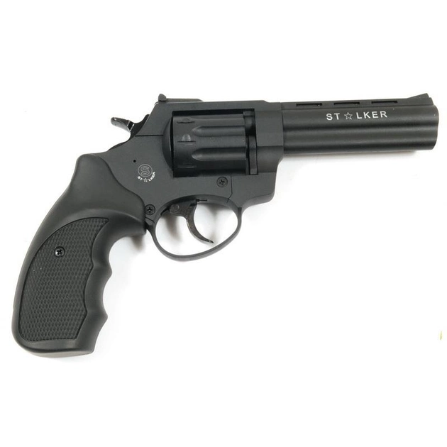 Револьвер Флобера Stalker S 4.5" 4 мм Black (барабан сиумин) - зображення 2