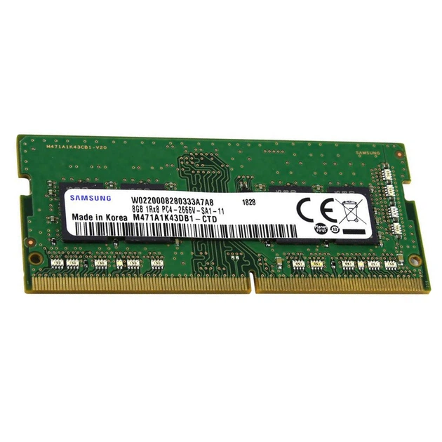 пам'ять SO-DIMM DDR4 8GB SAMSUNG 2666 MHz, CL18, 1.2V