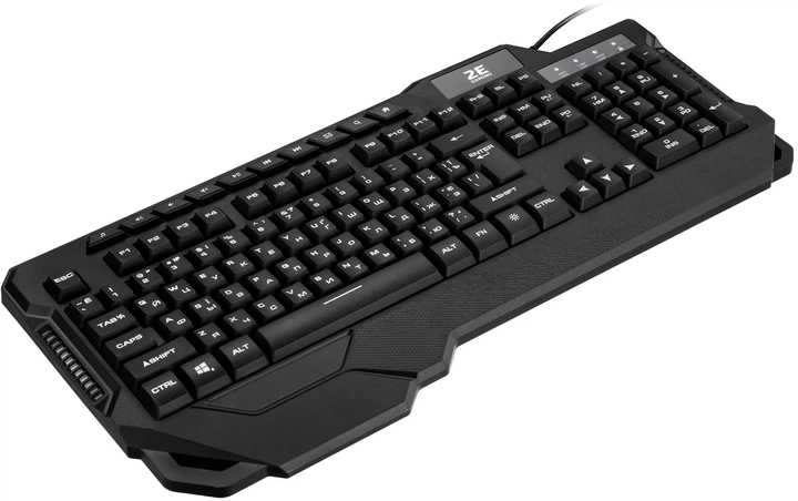 Клавіатура 2E Gaming Keyboard KG340 LED USB Ukr Black (2E-KG340UBK) - зображення 3