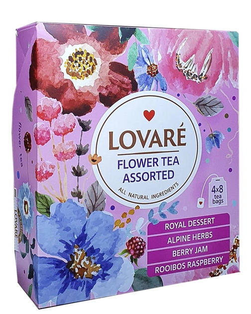 Набір чаю LOVARE "Квіткове асорті" 32 пак (56401) - изображение 1