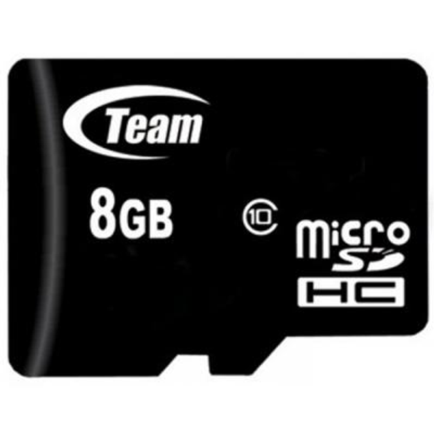 Карта памяти Team 8GB microSDHC Class10 (TUSDH8GCL1002) - изображение 1