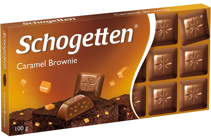 Шоколад Schogetten Caramel Brownie, карамель брауни, 100г – купить в ...