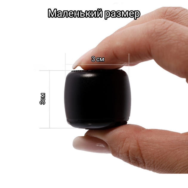 Беспроводная портативная bluetooth колонка BM2 Черная - изображение 2