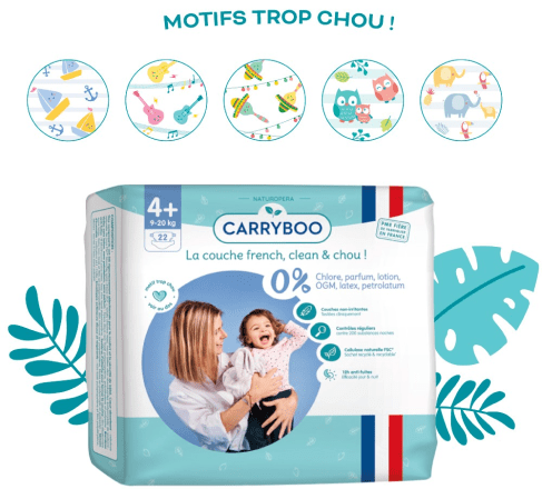 Еко підгузки Carryboo розмір 4+ 9-20 кг 22 шт - Фото 2 Еко підгузки Carryboo розмір 4+ 9-20 кг 22 шт - зображення 2