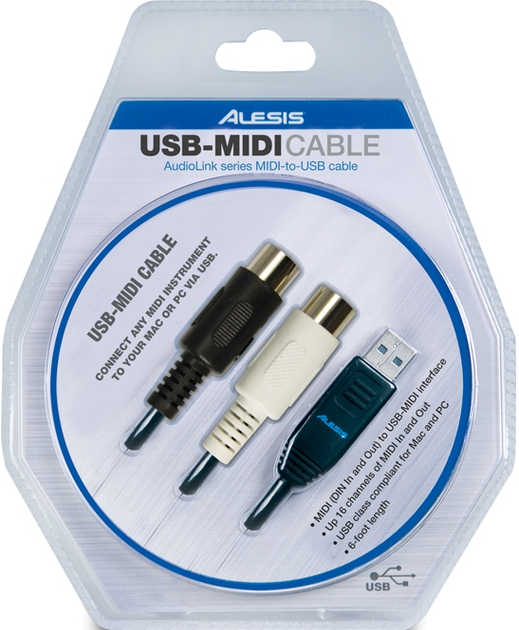 MIDI интерфейс Alesis USB-MIDI Cable – фото, отзывы, характеристики в ...