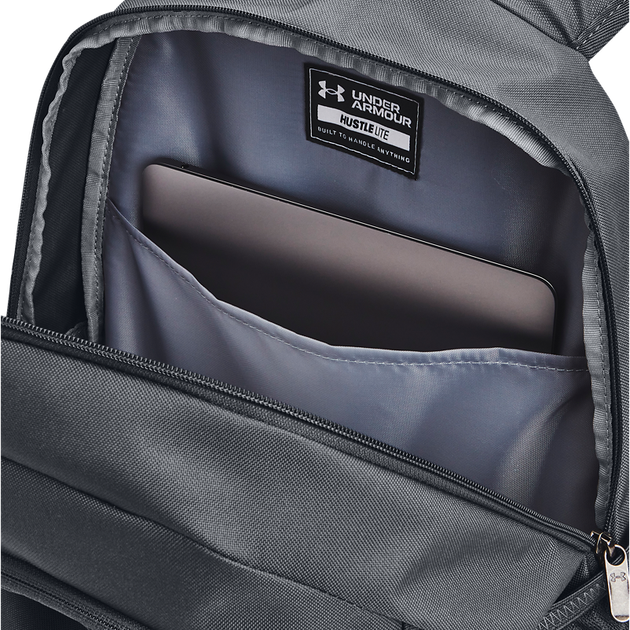 Рюкзак спортивний 24 л Under Armour UA Hustle Lite Backpack 1364180-012 Сірий (195250923282) - Фото 4 Рюкзак спортивний 24 л Under Armour UA Hustle Lite Backpack 1364180-012 Сірий (195250923282) - зображення 4