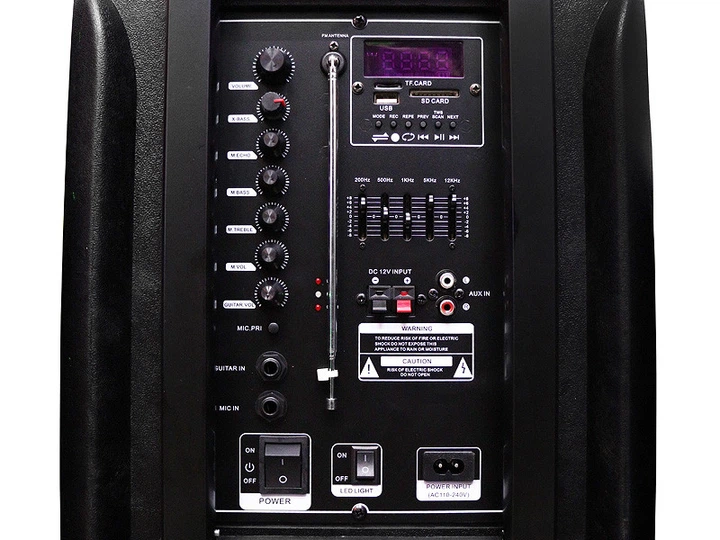 Акустическая переносная колонка ZXX-7575/8163 аккумуляторная с