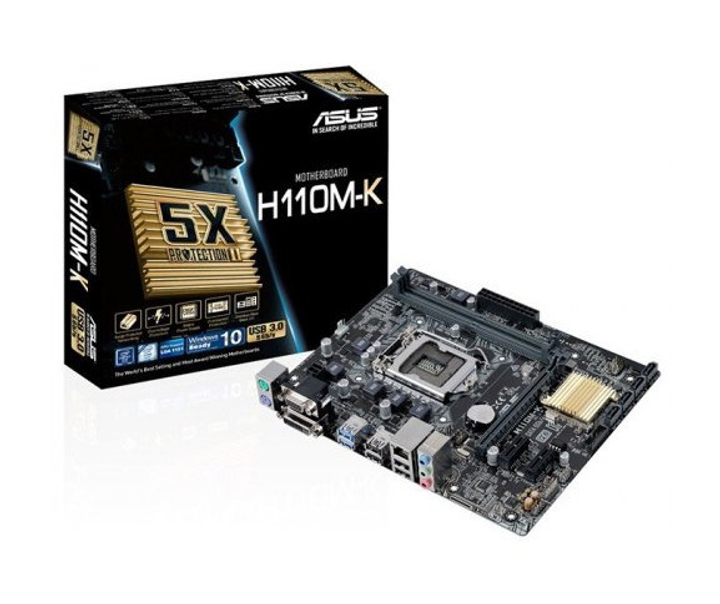 Материнская плата Asus H110M-K (s1151, Intel H110, PCI-Ex16) – фото ...