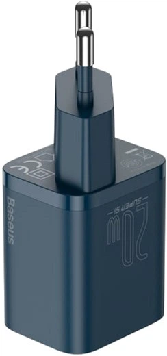 Ładowarka sieciowa Baseus Super Si Quick Charger 1C 20W EU Sets Blue (z kablem) (TZCCSUP-B03) - obraz 5