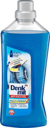 Гель від накипу анти-кальки для пральних машин Denkmit Anti-Kalk-Gel, 1л - Фото 1 Гель від накипу анти-кальки для пральних машин Denkmit Anti-Kalk-Gel, 1л - зображення 1