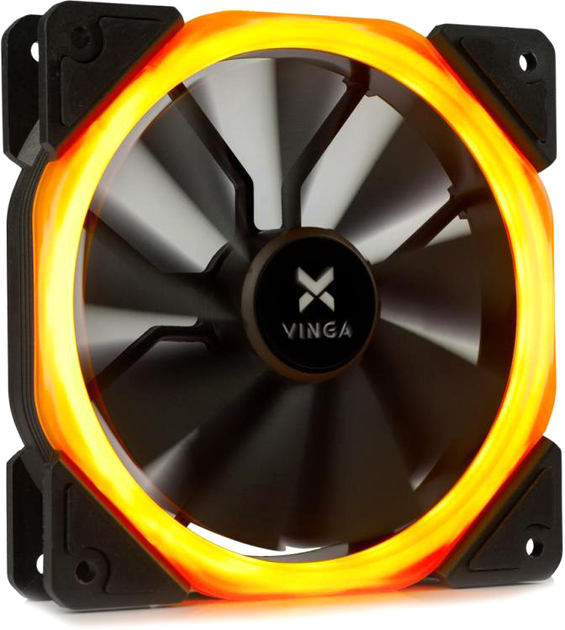 Вентилятор Vinga LED fan-01 Orange - изображение 1